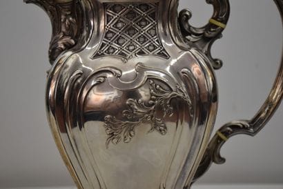 Louis XV style silver quadrengular coffee...