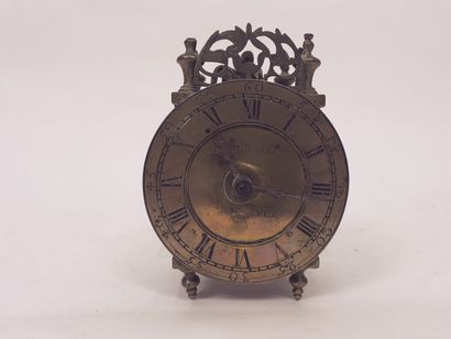 Metal clock movement

Inscribed on the dial...