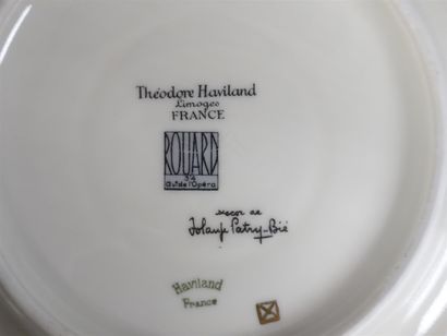 THEODORE HAVILAND LIMOGES FOR ROUARD - white...