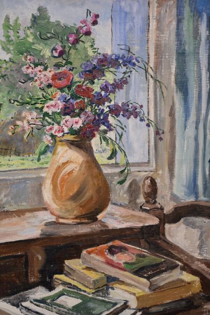 BIZET André (1888-1970)

By the window

Oil...