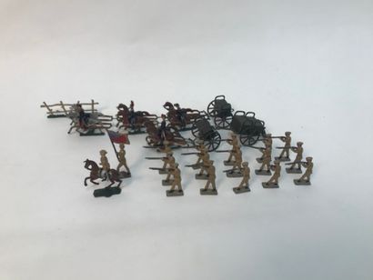 Strong set of lead soldiers of the French...