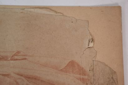 French school XVIII

Stue of a saint 

Sanguine...