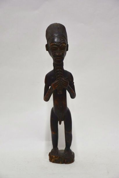 African statuette representing a warrior...