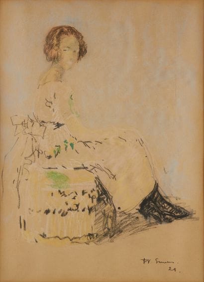 SMEERS Frans (1873-1960)

Young woman sitting,...