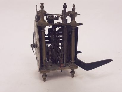 Metal clock movement

Inscribed on the dial...