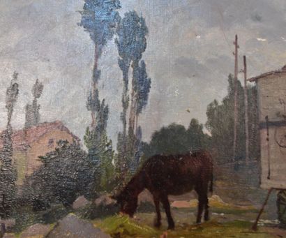 Modern school

The caravan

Oil on canvas

33...