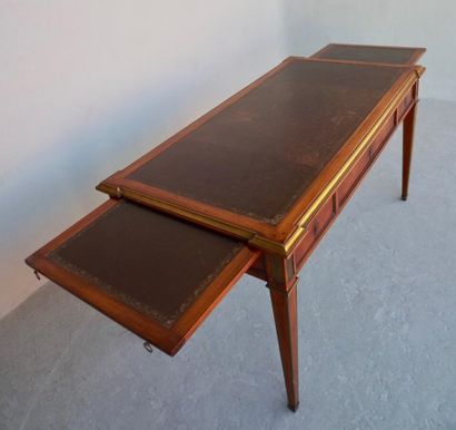 Nice Directoire style flat desk in natural...