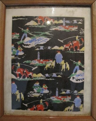 MANNETTE

Set of 17 framed pieces

(as i...
