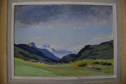 Swiss School

The Mosses Pass

Oil on panel...