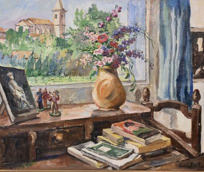 BIZET André (1888-1970)

By the window

Oil...