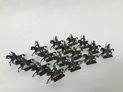 Set of lead soldiers of the French army 1914-1918...