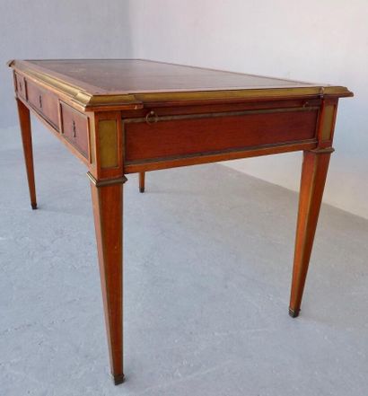 Nice Directoire style flat desk in natural...