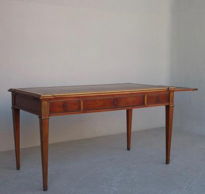 Nice Directoire style flat desk in natural...