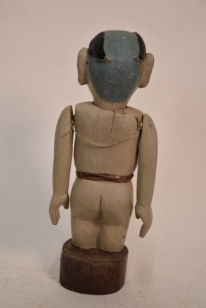 JAPAN, late 19th century

Articulated polychrome...