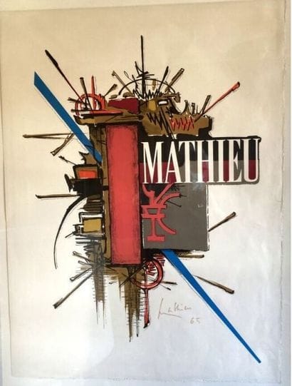 MATHIEU Georges (1921-2012)

Composition

lithograph...