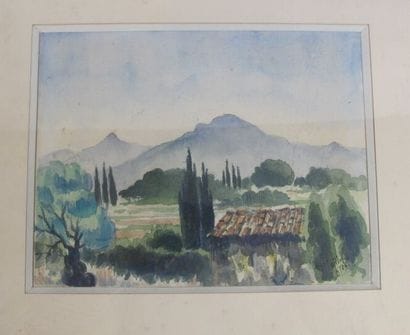 MODERN SCHOOL

Antibes

Watercolour signed...