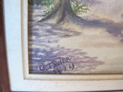 FAVIER Cécile

Auvergne

Oil on canvas

signed...