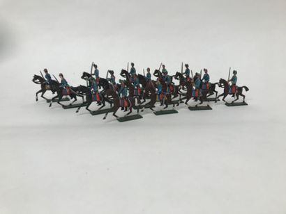 Set of lead soldiers of the French army 1914-1918...