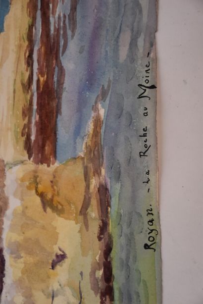 A. PRIVAT

Set of watercolors and 12 panels...