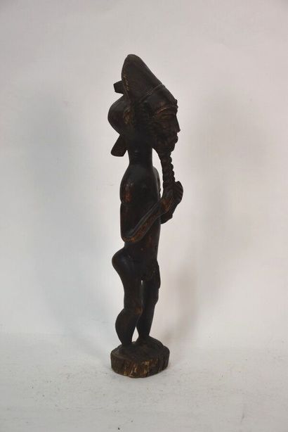 African statuette representing a warrior...