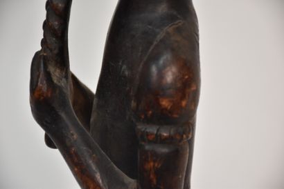 African statuette representing a warrior...