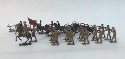 Strong set of lead soldiers of the French...