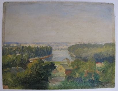 MODERN SCHOOL

At the water's edge

Oil on...