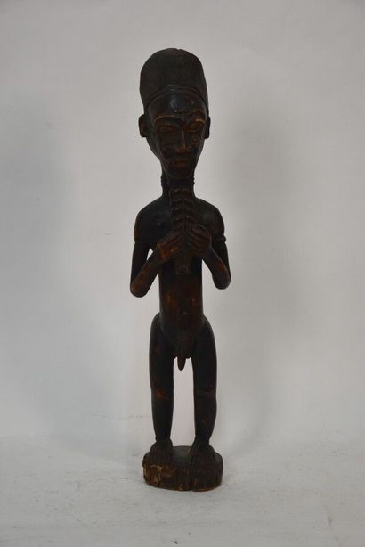 African statuette representing a warrior...