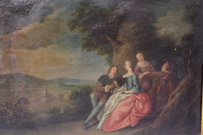 In the taste of Watteau, 

Characters in...