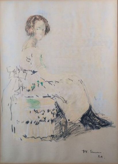 SMEERS Frans (1873-1960)

Young woman sitting,...
