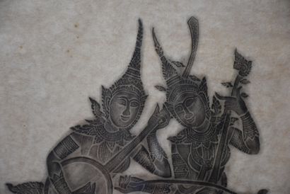 INDIA

Pair of stencils with figures

53,7...