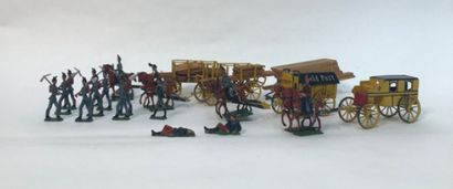 Lot of lead soldiers including three sets...