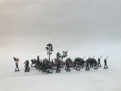 Strong set of lead soldiers of the French...
