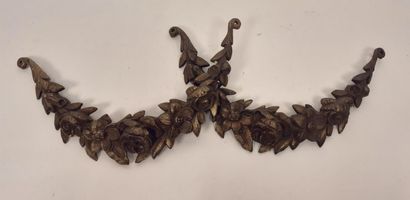 Set of seven decorative bronze elements



A...