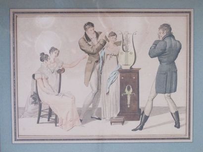 MANNETTE

Set of 17 framed pieces

(as i...