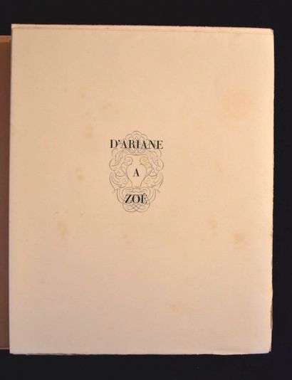 Collectif. D'Ariane à Zoé. Alphabet galant...