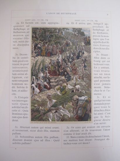 TISSOT (James). La Vie de Jésus-Christ. Tours,...