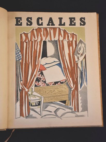 COCTEAU (Jean). Escales. Paris, La Sirène,...