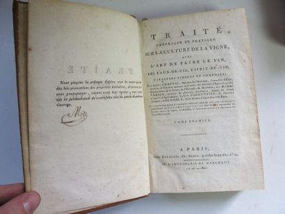 CHAPTAL (Jean-Antoine), François ROZIER ,...