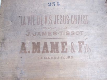 TISSOT (James). La Vie de Jésus-Christ. Tours,...