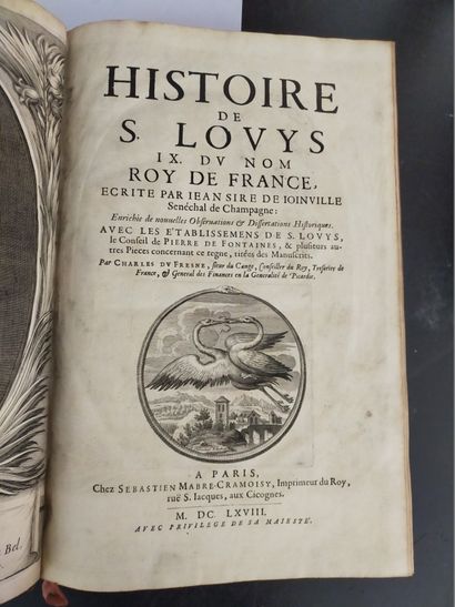 JOINVILLE (Jean de). Histoire de S. Louys...