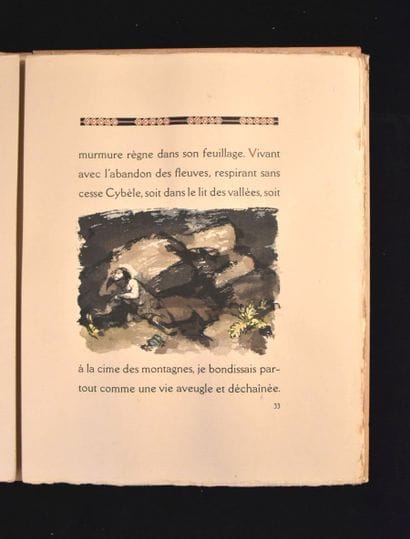 GUÉRIN (Maurice de). Le Centaure et la Bacchante....