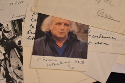 AUTOGRAPHES. Artistes français. Ens. de lettres...