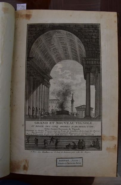 VIGNOLE. Grand et Nouveau Vignole, ou Règles...