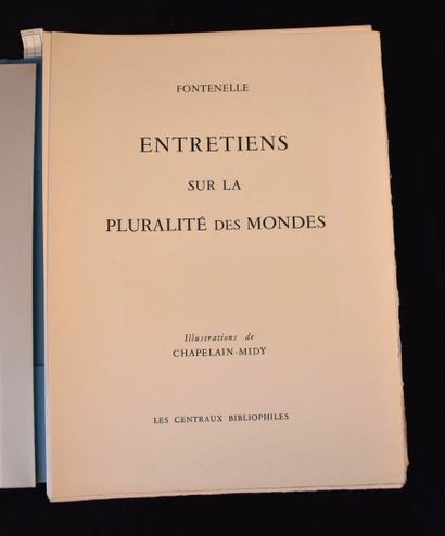 FONTENELLE. Entretiens sur la pluralité des...