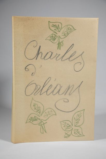 MATISSE. ORLÉANS (Charles d'). Poèmes. Paris,...