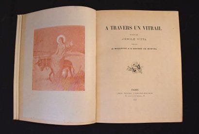 VITTA (Émile). À travers un vitrail. Paris,...