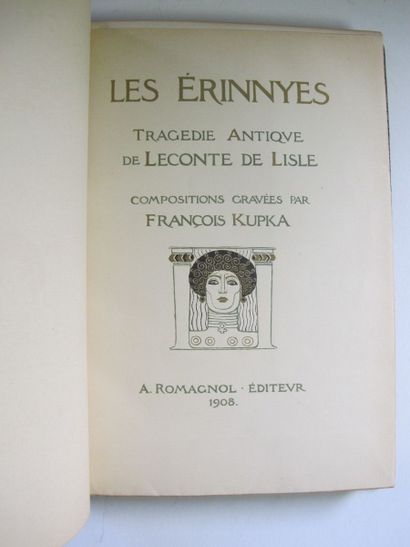 LECONTE DE LISLE. Les Erinnyes. Paris, A....