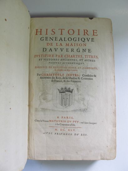 JUSTEL (Christofle). Histoire généalogique...