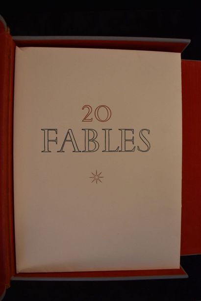 LA FONTAINE. 20 Fables. Monaco, Jaspar Polus...